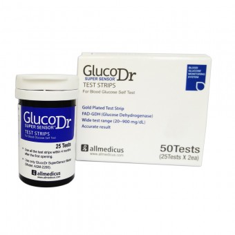 Stripuri glicemie GlucoDr SuperSensor (50 teste)