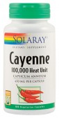 Cayenne (Ardei iute) 450 mg. (100 capsule vegetale)
