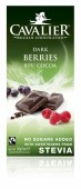 Ciocolata neagra belgiana cu fructe de padure 85 gr.