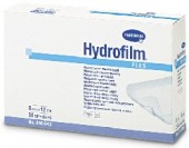Hydrofilm PLus - Plasture transparent, autoadeziv, cu corp absorbant  10 x 25 cm (25 buc/cutie)