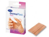 Dermaplast - Plasture sub forma de banda, pe suport textil 6 x 10 cm (10 buc/cutie)