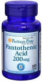 Vitamina B5 (Acid Pantotenic) 200 mg. (100 comprimate)