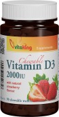 Vitamina D 2000 UI masticabila (90 comprimate)